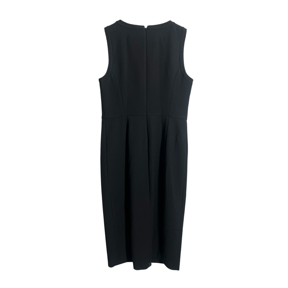 J. CREW Stretch Crepe Professional Workwear Sleeveless Sheath Dress BK701 - Picture 3 of 10